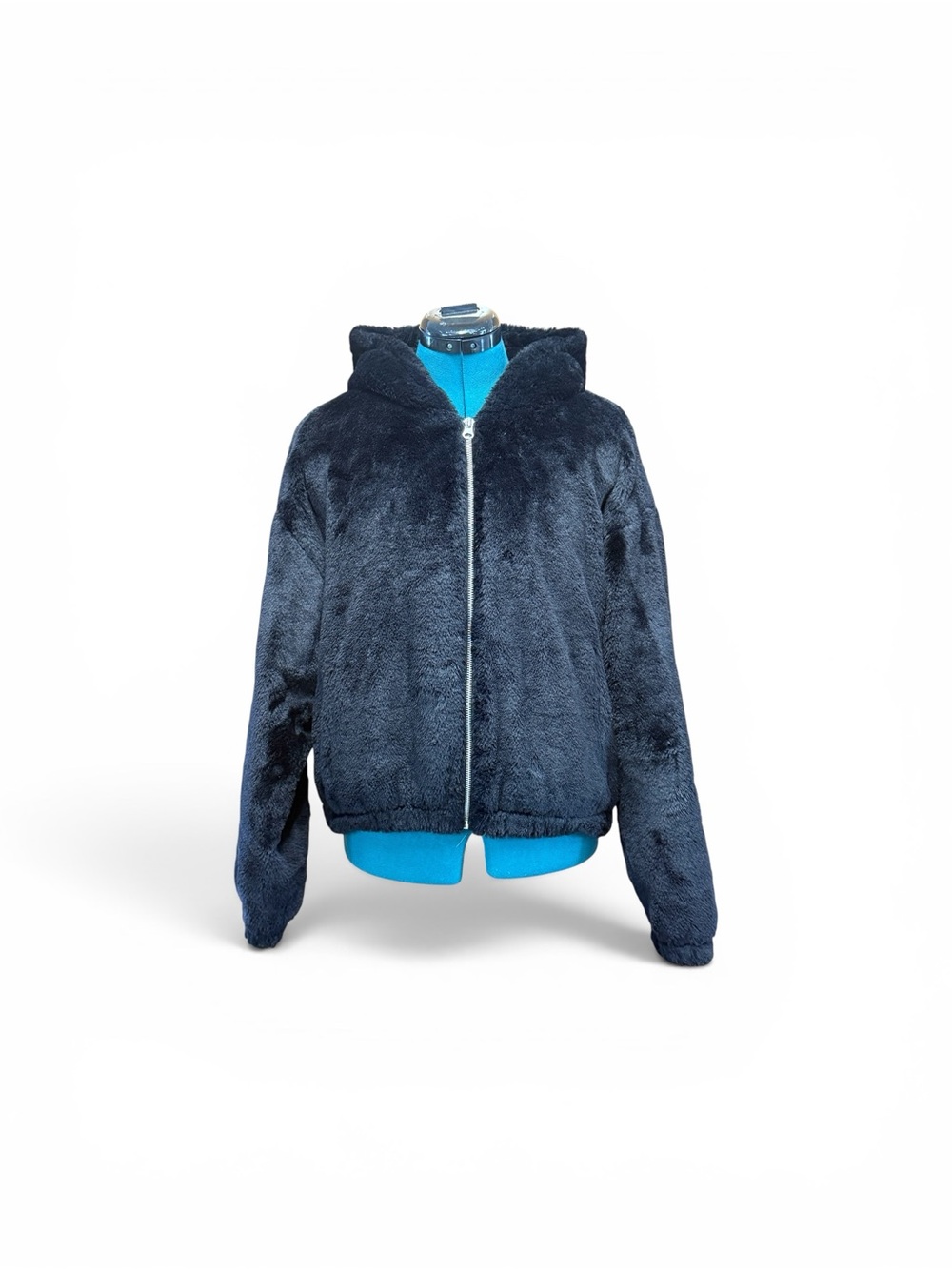 bp Plush Hooded Jacket - Navy